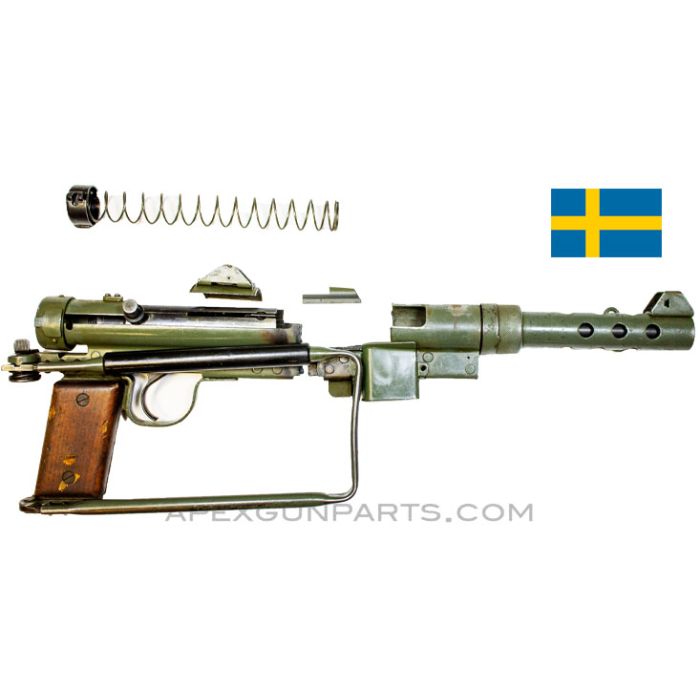 Swedish K / Carl Gustav M45 Parts Kit, 8" Barrel, 9mm, *Very Good* 