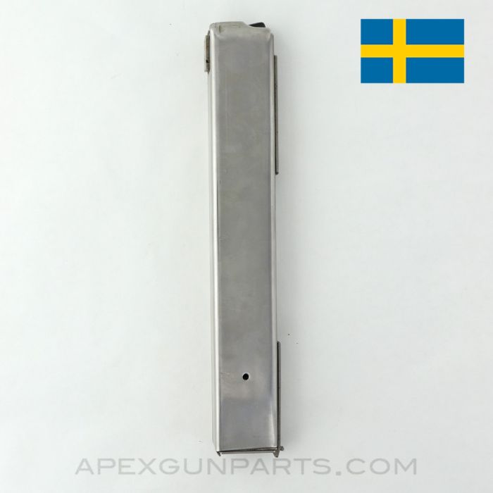 Tec 9 Magazine, 32rd, Nickel Plated, 9mm *Very Good*