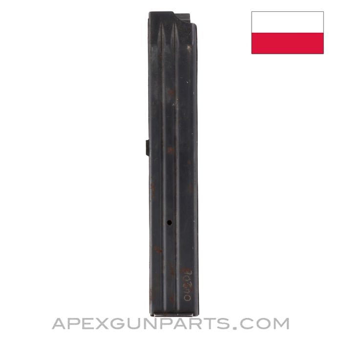 PM-63 RAK Magazine, 25rd, Polish, 9x18 Makarov *Good*