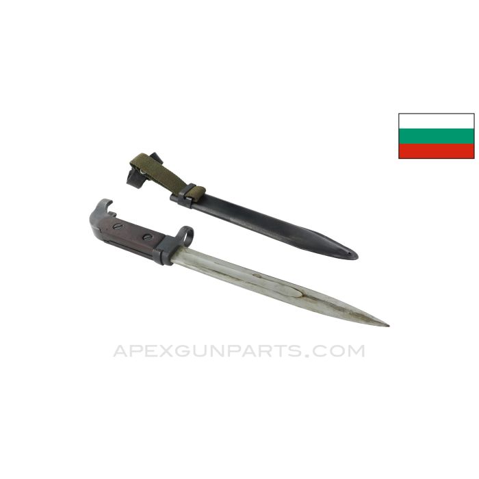Bulgarian Type 1 Bayonet w/ Scabbard *Very Good*