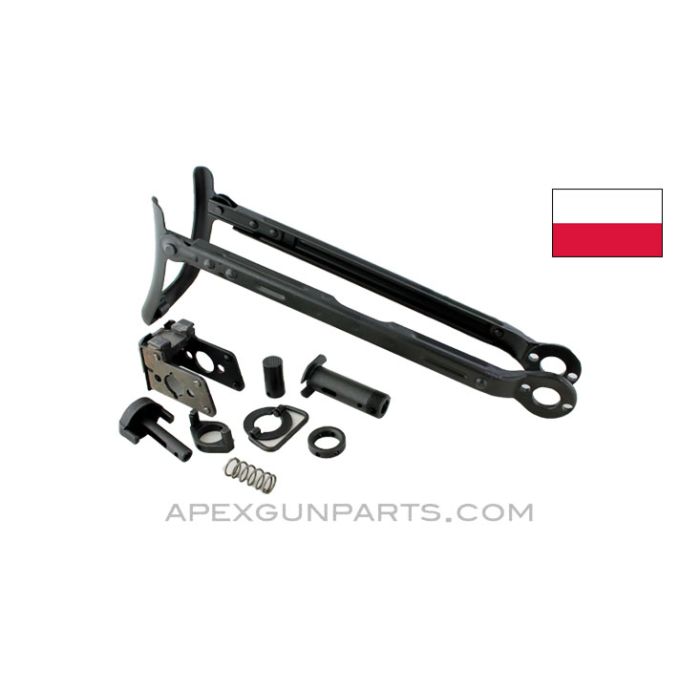 Polish AKMS Underfolder Stock Kit with Rear Trunnion *Excellent* 