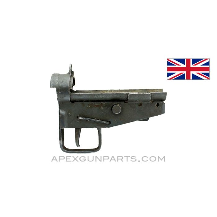STEN MK 3 Fire Control Housing w/Tabs and Trigger, *Good*