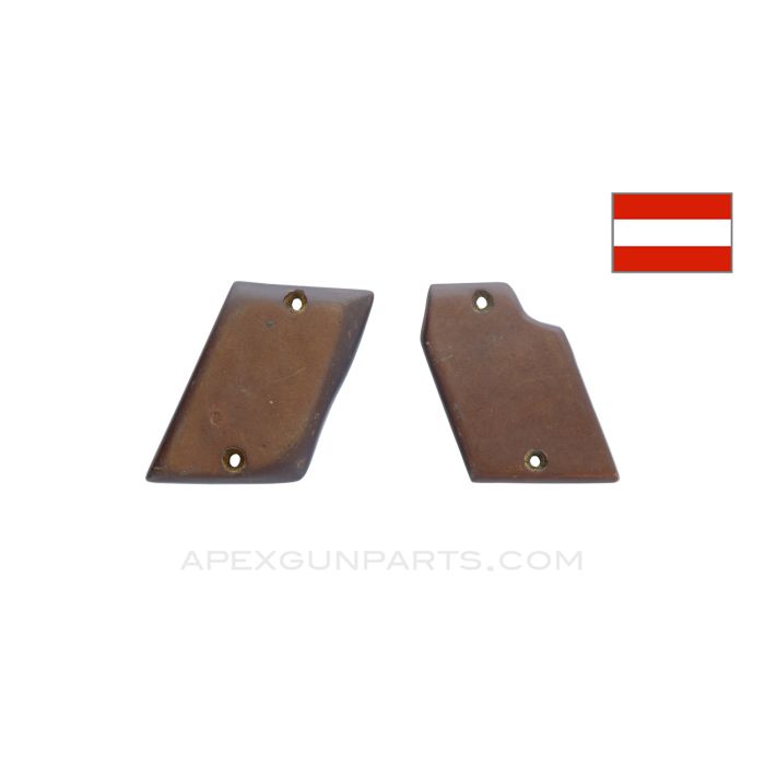 Steyr 1909 Grip Set, Left & Right, Custom Pattern, Composite *Good*