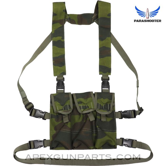 "VOLK+MH" Chest Rig Bundle, w/ Minimalist Harness, Russian Flora *New* by Parashooter Gear