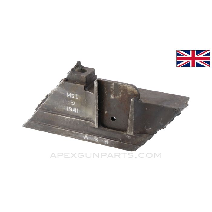 BREN MK1 Rear Sight Mount Torch Cut Receiver Section *Good* 