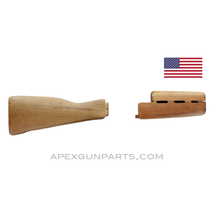 M70 Stock Set, with AKM Style Buttstock, No Hardware, U.S. Made, *NOS*