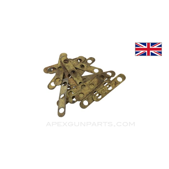 Vickers Cloth Belt Repair Strips, Brass, Short, Pack of 20 *Good*