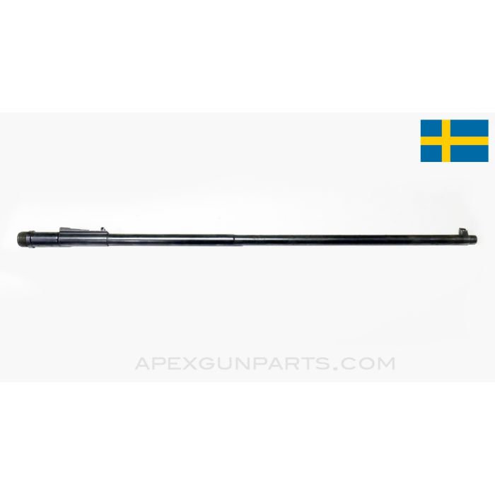 Swedish Mauser Model 96 Barrel, 29 Inch w/ Rear Sight Base, Blued, 6.5x55 *Good* 