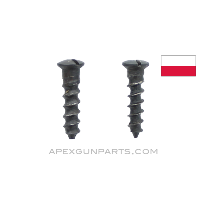 Polish AK-47 Buttstock Screws, Set of 2, *Good* 