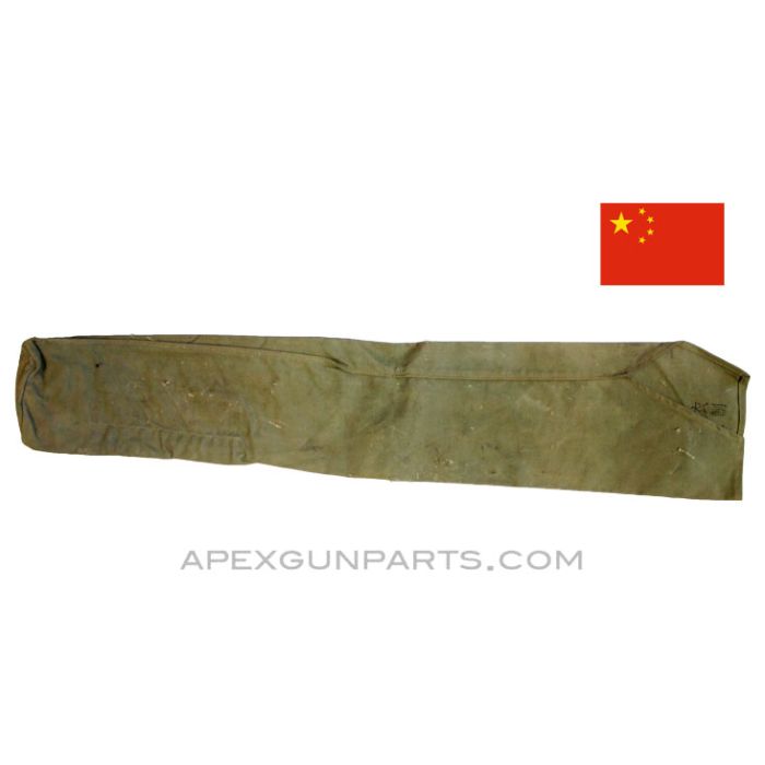Chinese Rifle Cover, 31", OD Green Canvas, *Good*