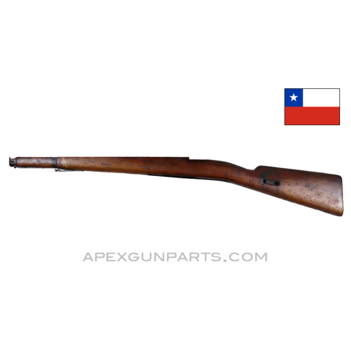Chilean Mauser 1895 Carbine Stock, 33.75", Partially Stripped, *Good* 