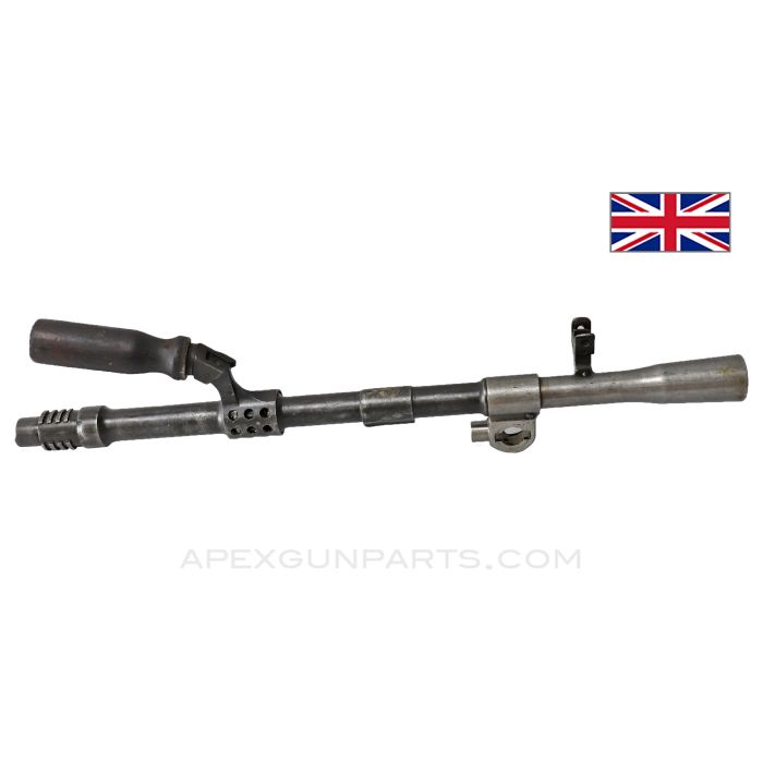 BREN MK4/1 Barrel Assembly w/ Carry Handle, Short Stainless Flash Hider, .303 British *Good* 
