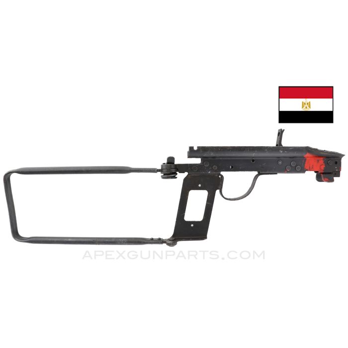 Egyptian Port Said Folding Stock with Lower Grip Frame, Stripped *Fair*
