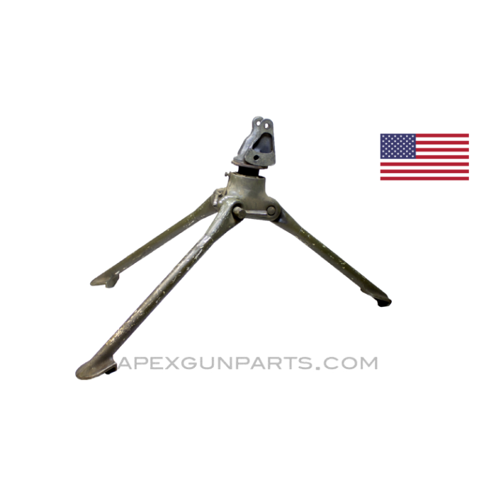 M74 Tripod, .30 Cal. w/Pintle Body Assembly, No Cradle, OD Green, *Good* 
