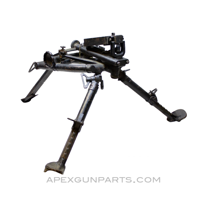 ZB-37 Tripod With Pintle Adapter Plate, Black Painted, Eastern Arabic Markings, *Good* 