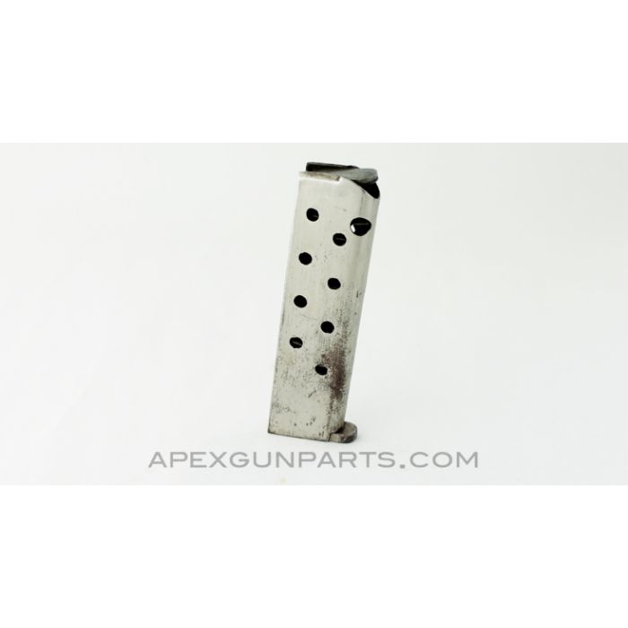 French Pistol Magazine, Unknown, 4.25" Body, "BE" Marked, .32 ACP *Good* Sold *As Is*