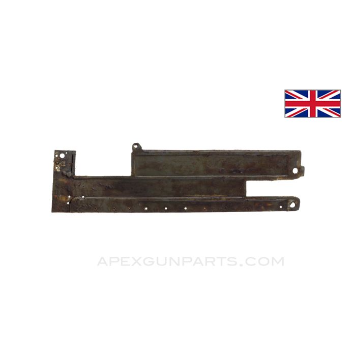 Vickers Left Hand Side Plate, Stripped, Blued, 303 Briti *Good / Bowed* 