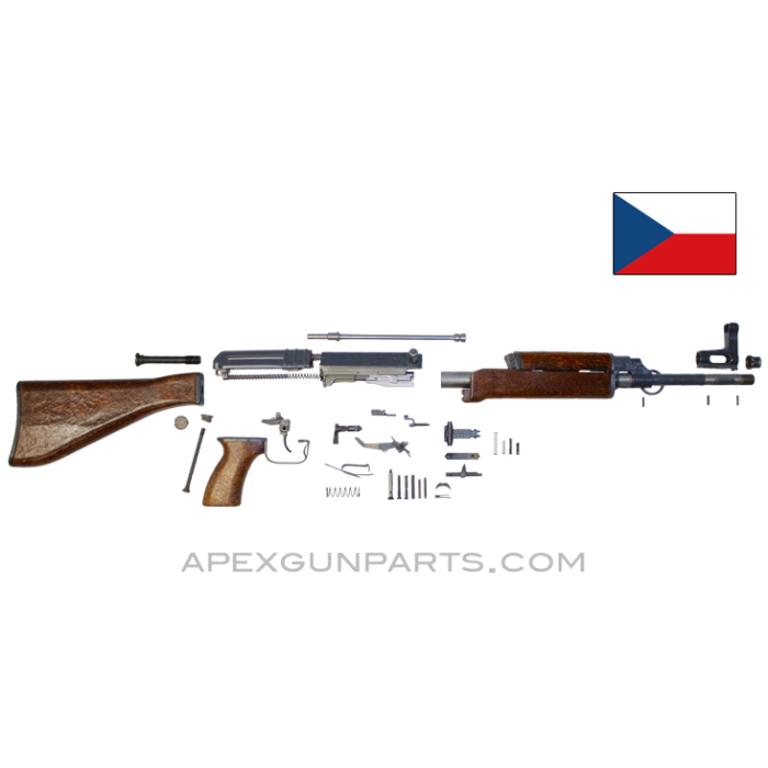 Czech VZ-58 Fixed Stock Parts Set w/Original Barrel, 7.62x39