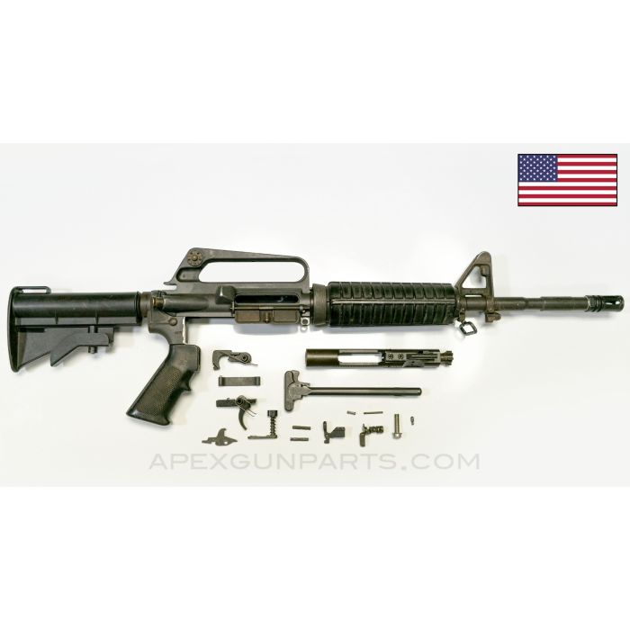 Colt Model 720 XM4 Carbine Parts Set, 14.5" Barrel, Carbine 2-Position Stock, F/A 1/7, 5.56X45 NATO *Very Good* 