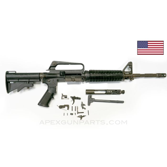 Colt Model 720 XM4 Carbine Parts Set, 14.5" Barrel, Colt N1 4-Position Carbine Buttstock, F/A 1/7, 5.56X45 NATO *Very Good*