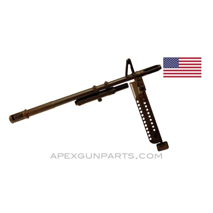 M60 Barrel Assembly with Bipod and Flash Hider, 7.62x51mm NATO, *Good* 