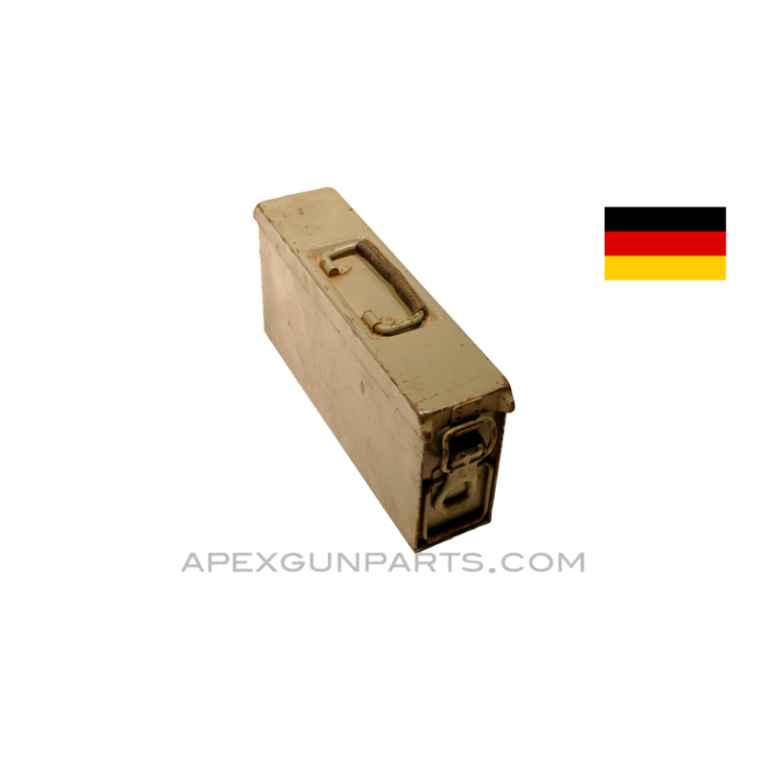 German MG Ammo Can, WWII, Repainted, *Good*, Sold *As Is* 