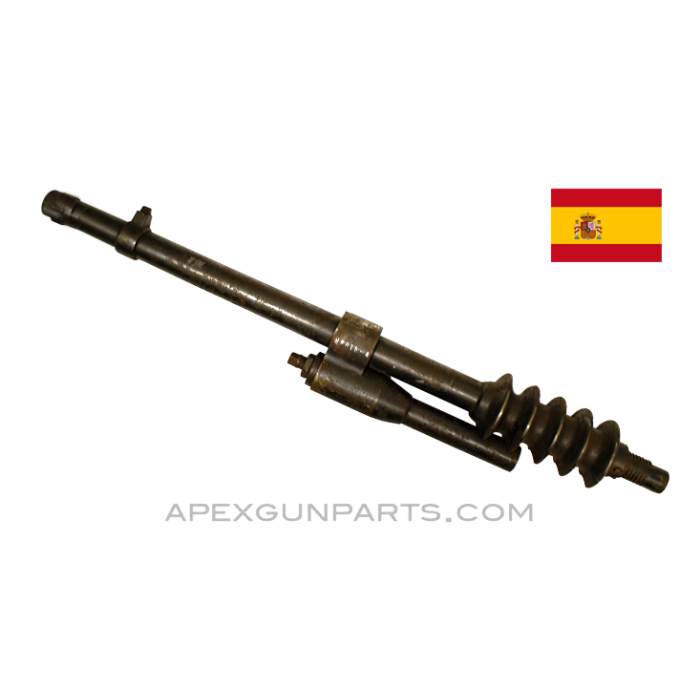Hotchkiss M1914(?) Barrel, 29", Spanish Marked with Gas Piston Assembly, Unknown Caliber, *Fair*, Sold *As Is* 