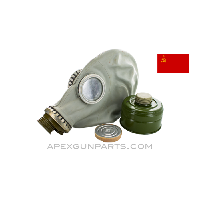 Soviet GP5 Gas Mask and Filter, *Good* 