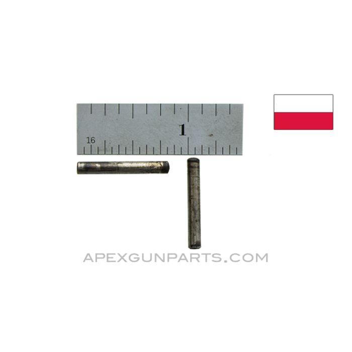 Polish RPD Retaining Pin, Front Sight Block, Set of 2, *Good* 