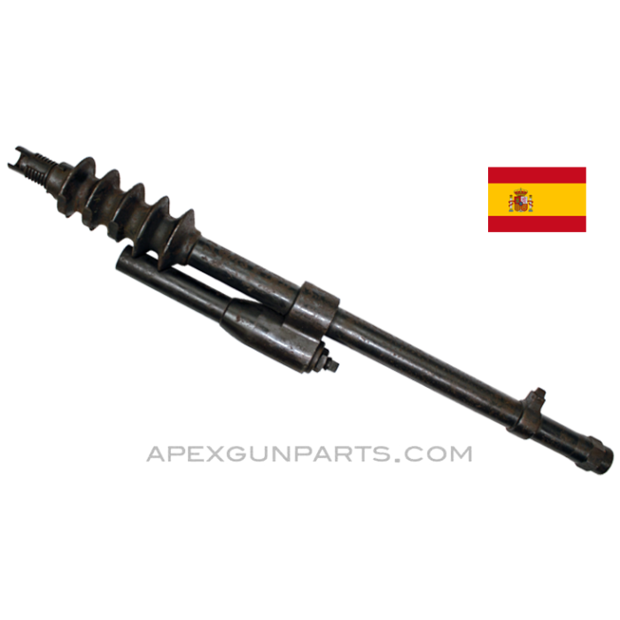 Hotchkiss M1914(?) Barrel, 29", Spanish Marked with Flat Bottom Gas Port Assembly, Unknown Caliber, *Good*, Sold *As Is* 