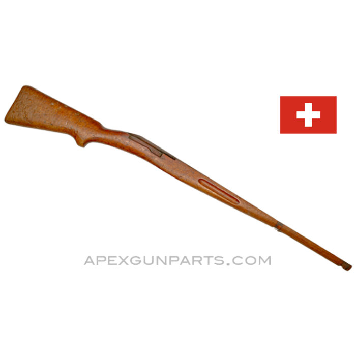 Swiss Schmidt-Rubin K11 Wood Stock, 40.75", No Metal Parts, *Good* 