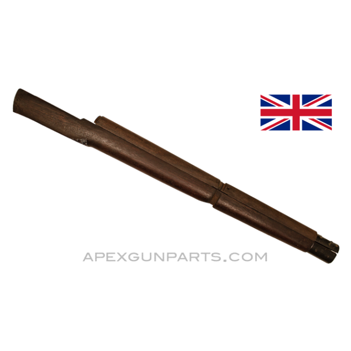 Enfield #4 MK2 & MK1/2 Stock Set, Three Pieces, 28.25", No Buttstock, Chipped, *Good* 