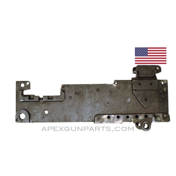 Browning 1919 Left Hand Side Plate (LHSP), Rear sight base and Marred Bottom Plate, 7.62 NATO, *Good* 