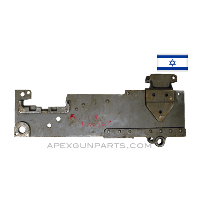 Browning 1919 Left Hand Side Plate (LHSP), w/Rear Sight Base & Bottom Plate, 7.62 NATO *Very Good*  