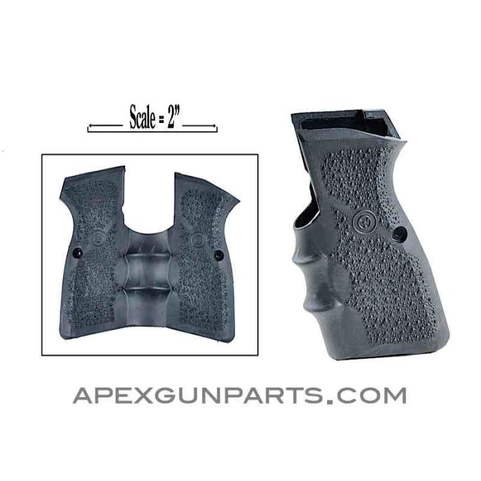 ARCUS 98DA Pistol One Piece Grip Panel, Black