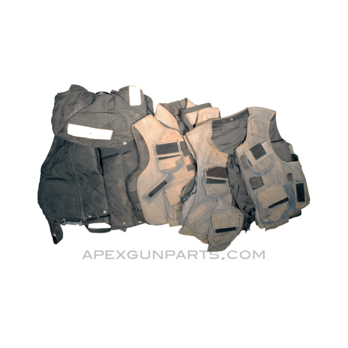 Ballistic Carrier / Vest, Soft Armor Panels Installed, Heavy Use, Sold *As Is*