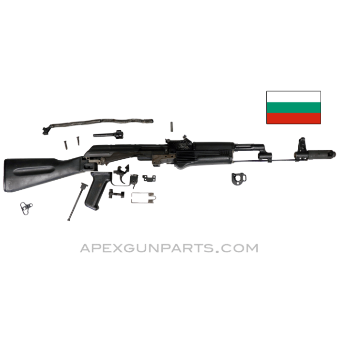 Bulgarian AK-74 Parts Kit, Polymer Furniture, 5.45x39, *Good* 