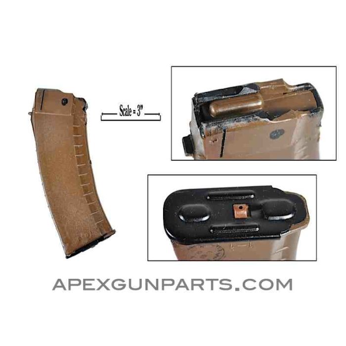 Bulgarian AK74 30rd Magazine, Polymer, Brown, 5.45x39