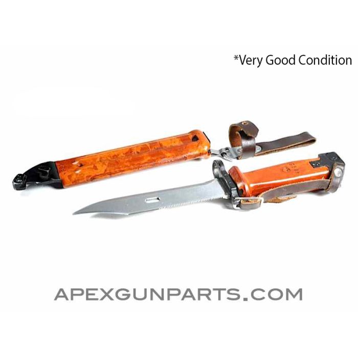 Bulgarian Type 3 AK-74 Bayonet & Scabbard