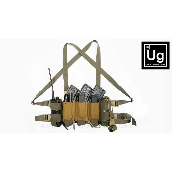 Dank Robber Chest Rig - Ranger Green / Coyote - *New* by Unobtainium Gear