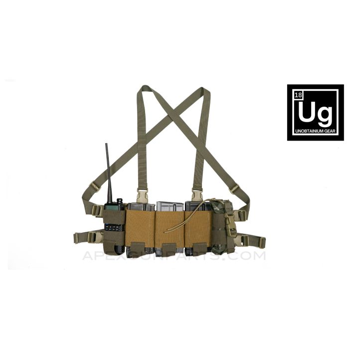 Dank Robber HEAVY Chest Rig - Ranger Green / Coyote - *New* by Unobtainium Gear