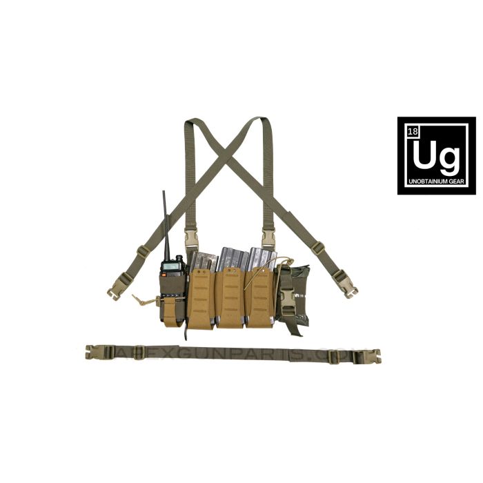 Dank Robber Integrated Placard - Ranger Green / Coyote - *New* by Unobtainium Gear