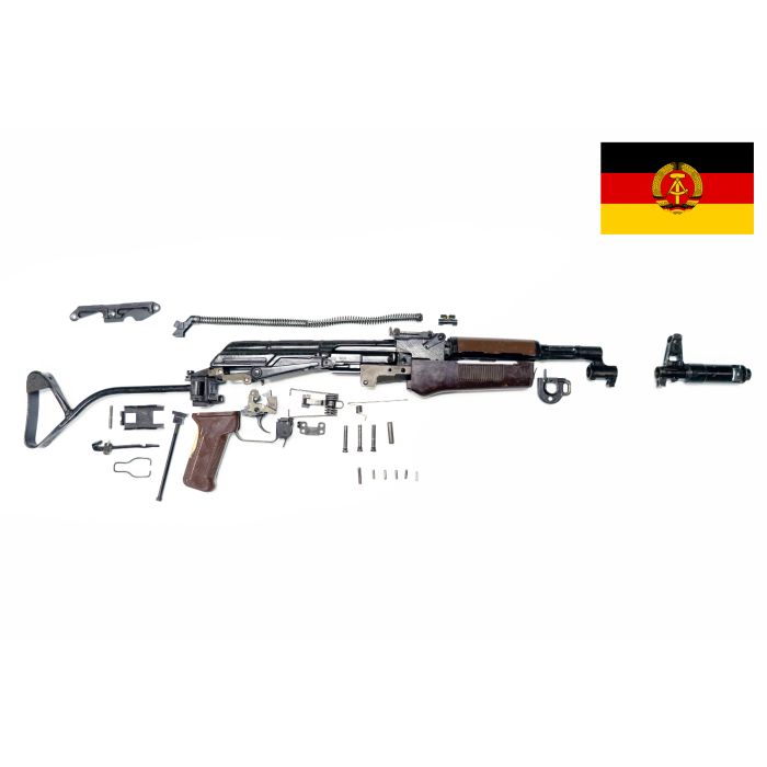 East German AK-74 Mpi-AKS-74n Side Folder Parts Kit, Factory Furniture, Matching, 5.45x39 *Very Good*