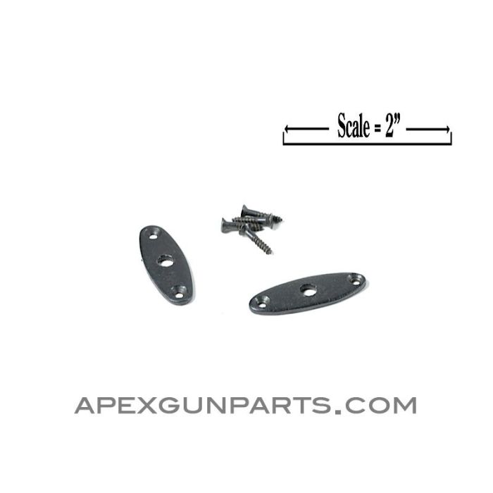 Finnish Mosin Nagant Sling Swivel Escutcheons W/Screws