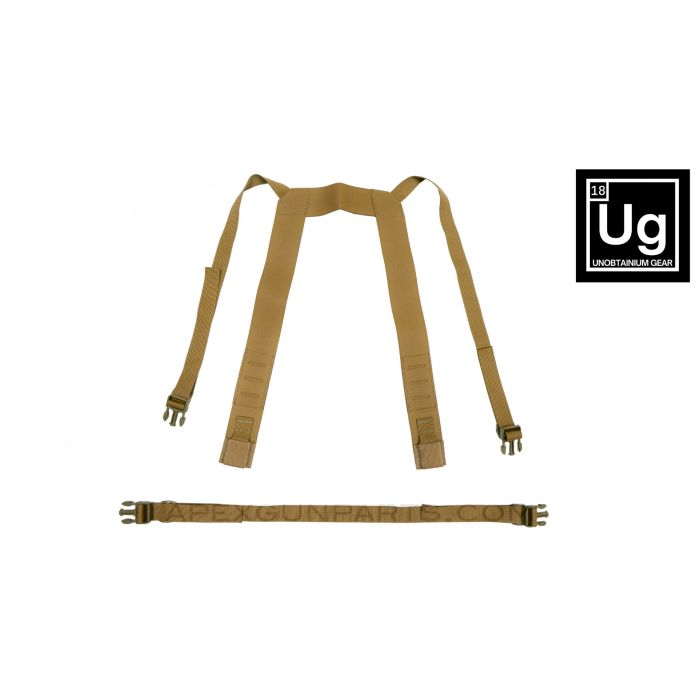 Low Profile H-Harness Kit - Coyote - *New* by Unobtainium Gear
