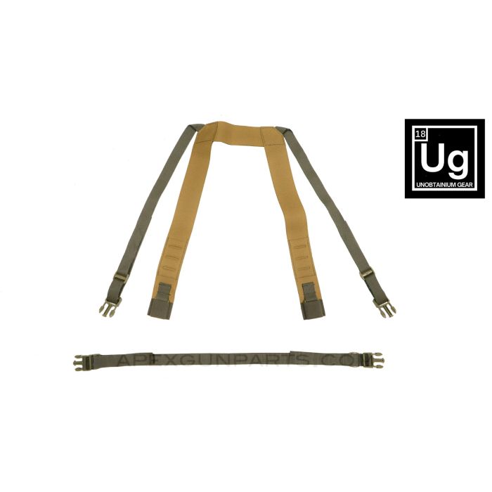Low Profile H-Harness Kit - Ranger Green / Coyote - *New* by Unobtainium Gear