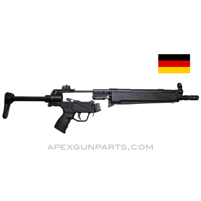 HK33KA3 Carbine Parts Set, 12.5" Barrel, Collapsible Stock, 0-1-25 Trigger Group , .223 / 5.56, *Very Good* 