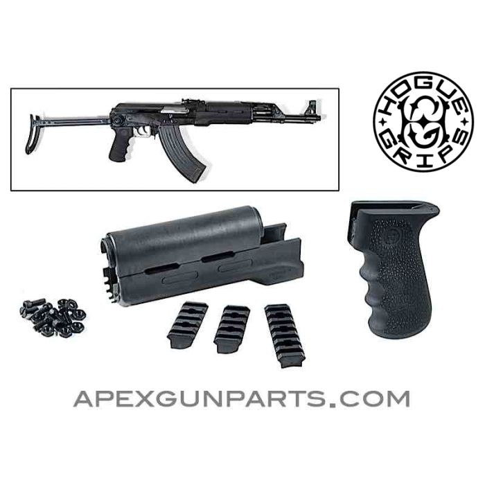 AK-47 Hogue Grip & Handguard Set, Yugoslavian Type, US Made 922(r) Compliance Parts, *NEW*