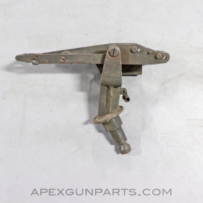 1919 / M240 MG Universal Cradle Mount Assembly, Israeli, No Pins, Green *Fair* 