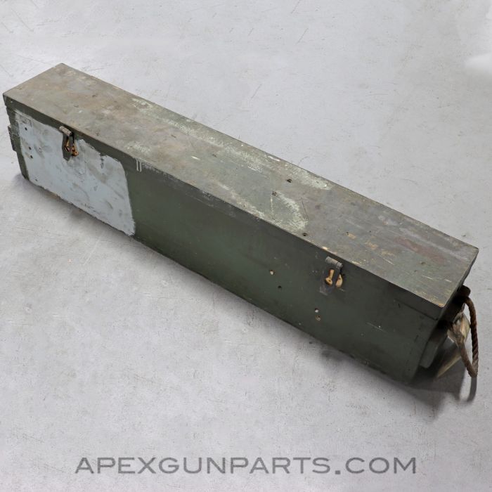 Vickers / Lewis Transit Chest, No Latches, Green Painted *Fair*